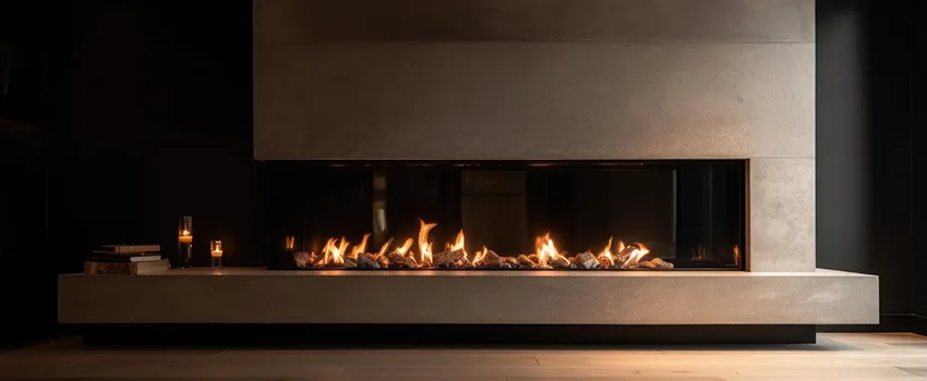 Gas Fireplace Ember Bed Design Services in Tracy, California