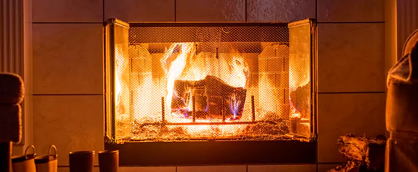 Mendota Hearth Landscape Fireplace Installation in Tracy, California
