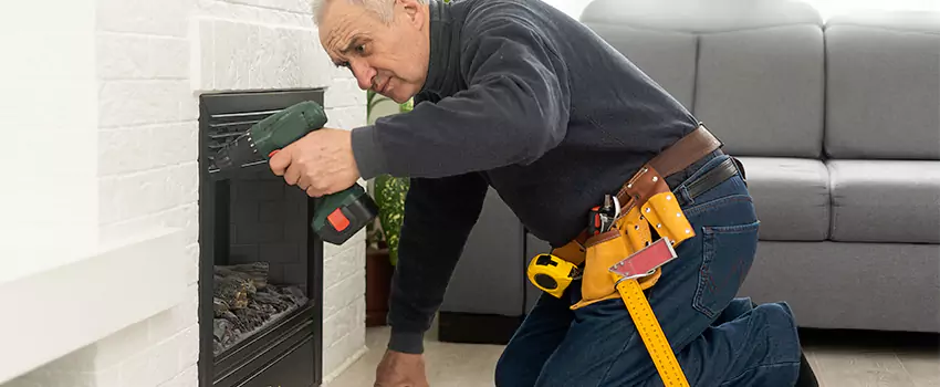 New Indoor Fireplace Installation in Tracy, California